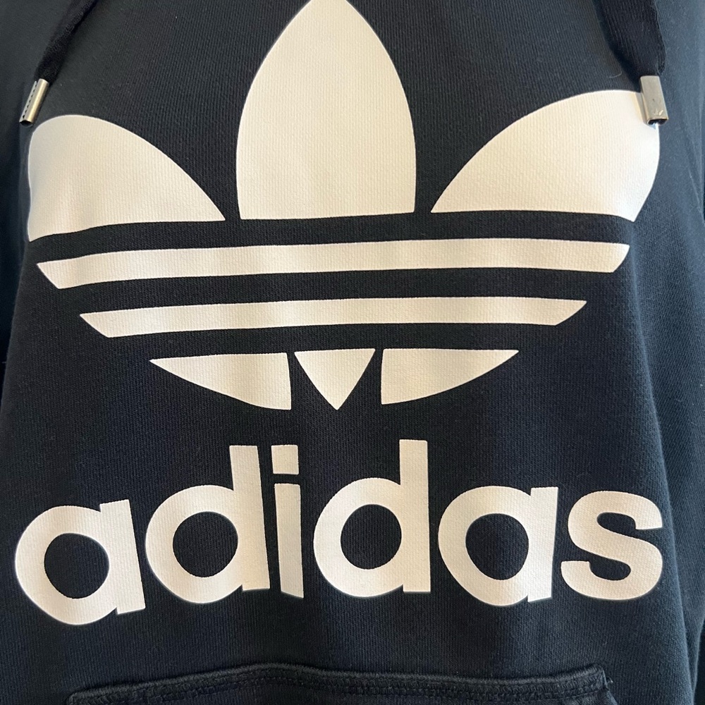 ADIDAS Black Long Sleeve Hoodie